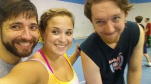 After class sweaty selfie!